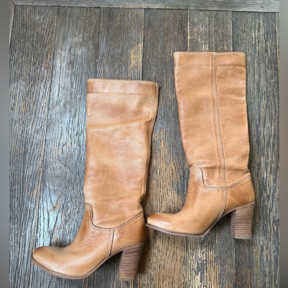 Vero Cuoio Leather Heeled Boots made in Italy size 36 - Picture 1 of 13